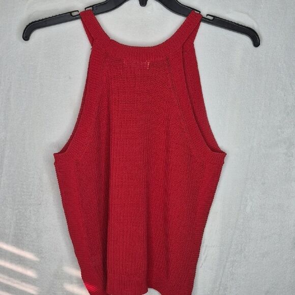 Prologue Red Knit Tank Top Size XL - Picture 7 of 9